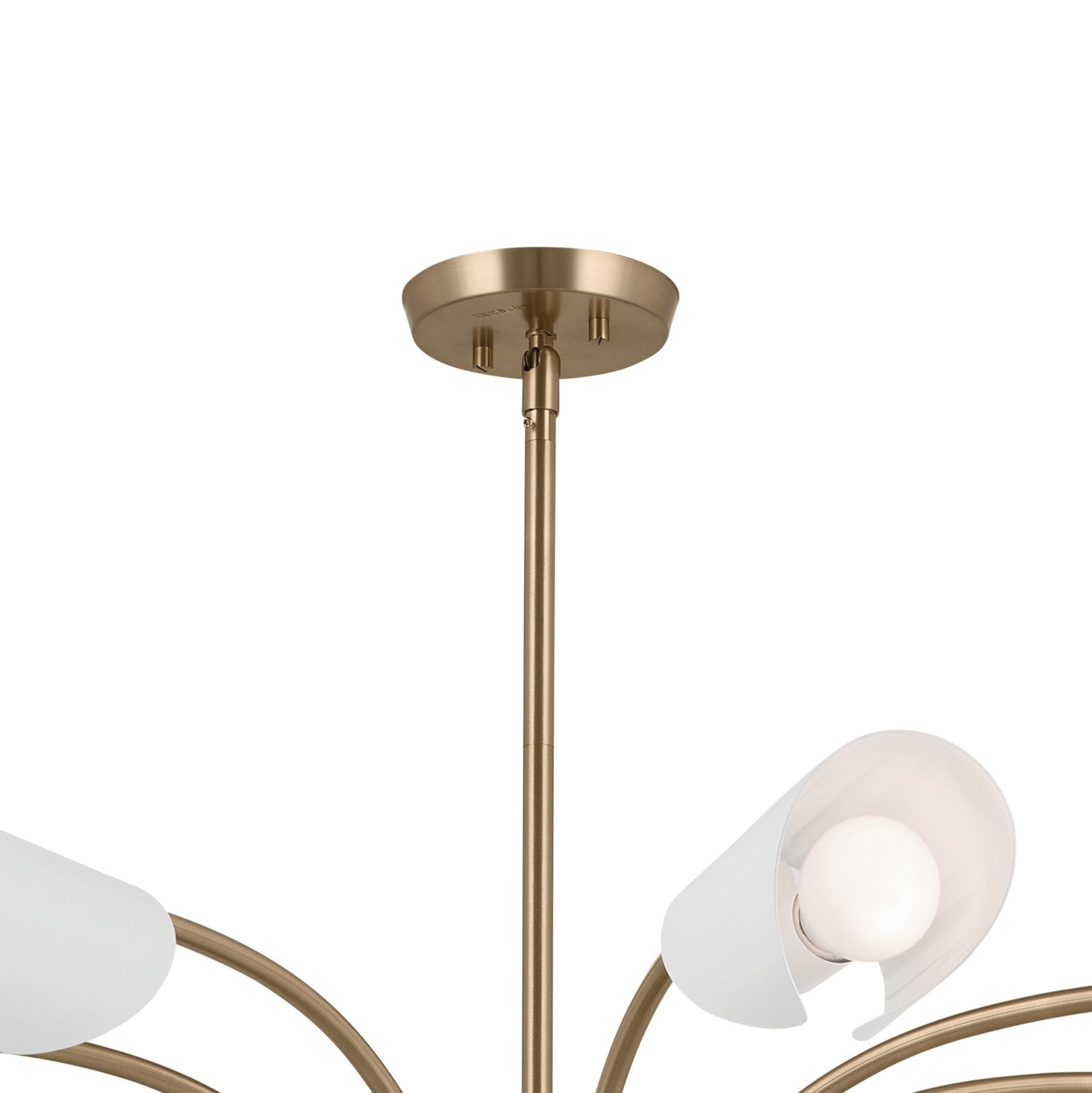 Kichler - 52560CPZWH - Eight Light Chandelier - Arcus - Champagne Bronze