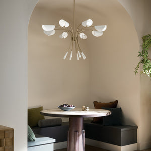 Kichler - 52560CPZWH - Eight Light Chandelier - Arcus - Champagne Bronze