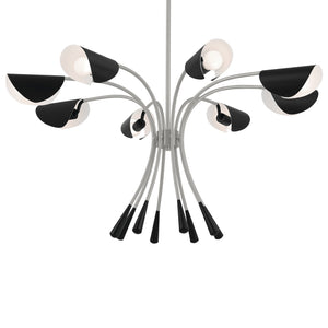 Kichler - 52560SN - Eight Light Chandelier - Arcus - Satin Nickel