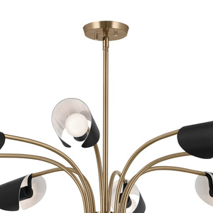 Kichler - 52561CPZBK - 12 Light Chandelier - Arcus - Champagne Bronze