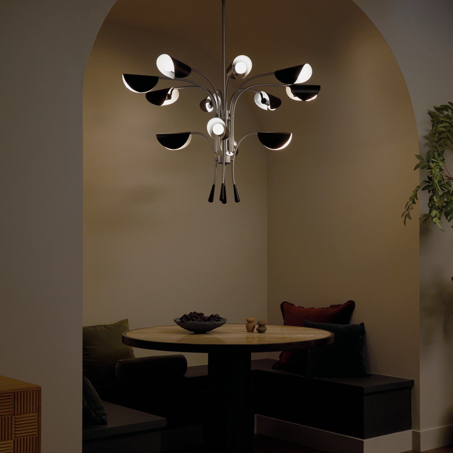 Kichler - 52561SN - 12 Light Chandelier - Arcus - Satin Nickel