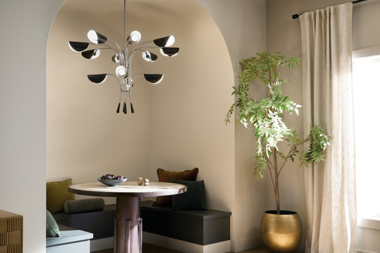 Kichler - 52561SN - 12 Light Chandelier - Arcus - Satin Nickel