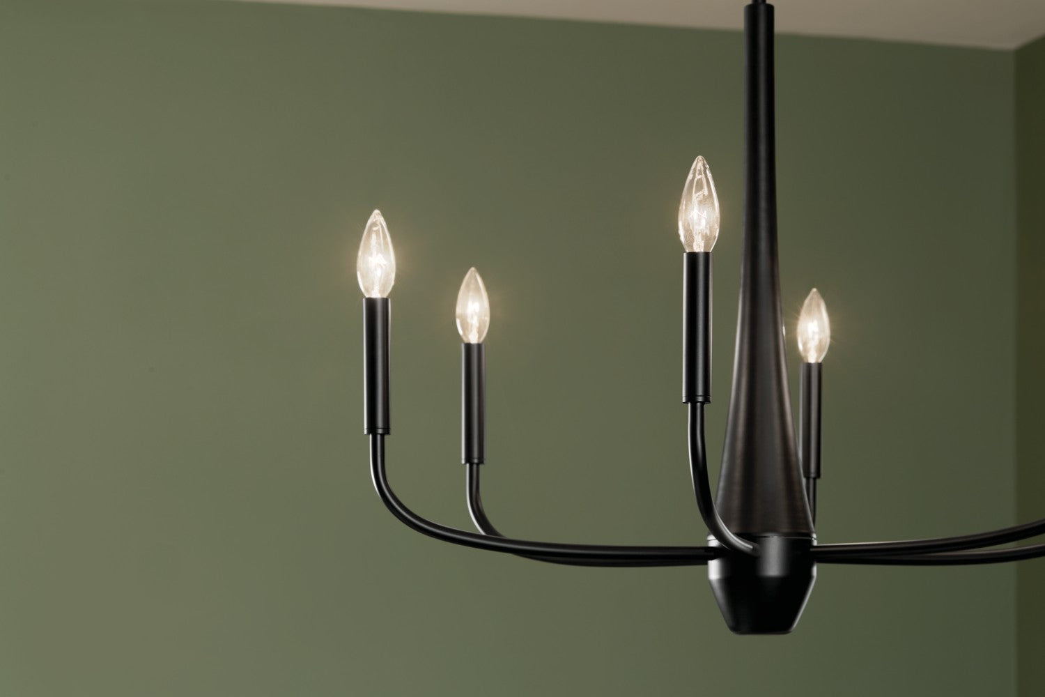 Kichler - 52525BK - Six Light Chandelier - Deela - Black