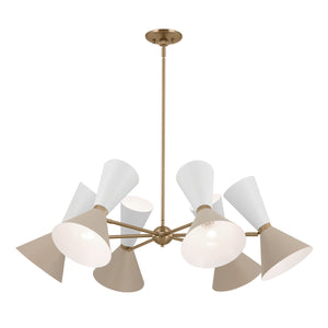 Kichler - 52566CPZGRG - 12 Light Chandelier - Phix - Champagne Bronze