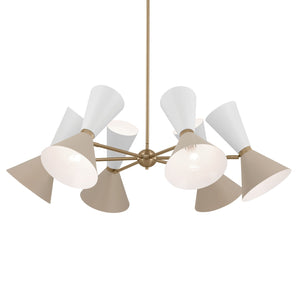 Kichler - 52566CPZGRG - 12 Light Chandelier - Phix - Champagne Bronze