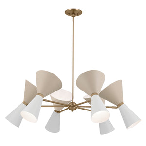 Kichler - 52566CPZGRG - 12 Light Chandelier - Phix - Champagne Bronze