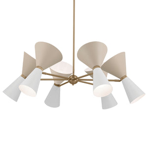 Kichler - 52566CPZGRG - 12 Light Chandelier - Phix - Champagne Bronze