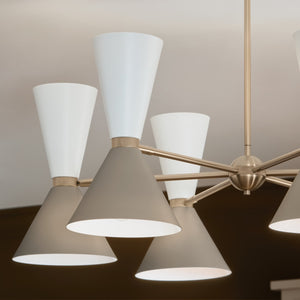 Kichler - 52566CPZGRG - 12 Light Chandelier - Phix - Champagne Bronze