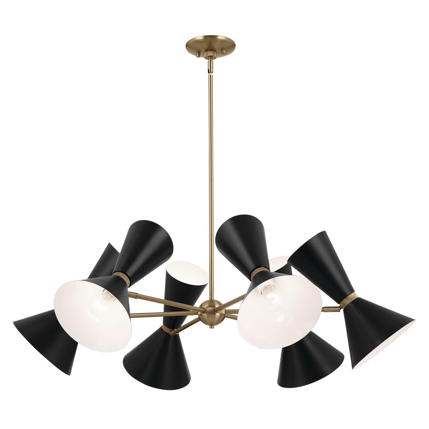 Kichler - 52566CPZBK - 12 Light Chandelier - Phix - Champagne Bronze