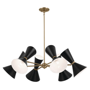 Kichler - 52566CPZBK - 12 Light Chandelier - Phix - Champagne Bronze