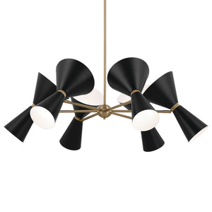 Kichler - 52566CPZBK - 12 Light Chandelier - Phix - Champagne Bronze