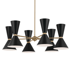 Kichler - 52566CPZBK - 12 Light Chandelier - Phix - Champagne Bronze