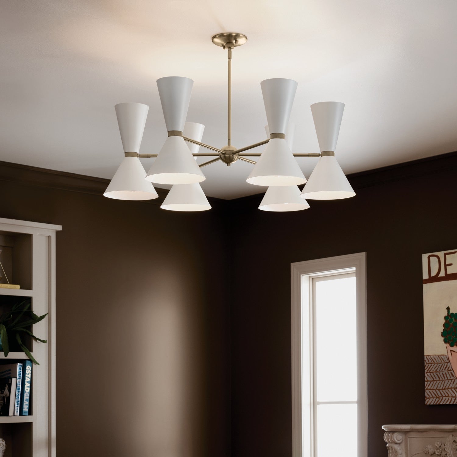 Kichler - 52566CPZWH - 12 Light Chandelier - Phix - Champagne Bronze