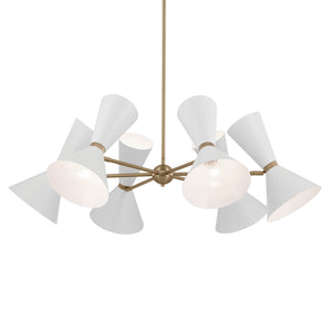 Kichler - 52566CPZWH - 12 Light Chandelier - Phix - Champagne Bronze