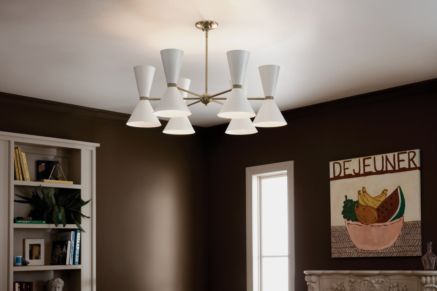 Kichler - 52566CPZWH - 12 Light Chandelier - Phix - Champagne Bronze