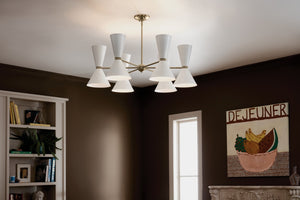 Kichler - 52566CPZWH - 12 Light Chandelier - Phix - Champagne Bronze