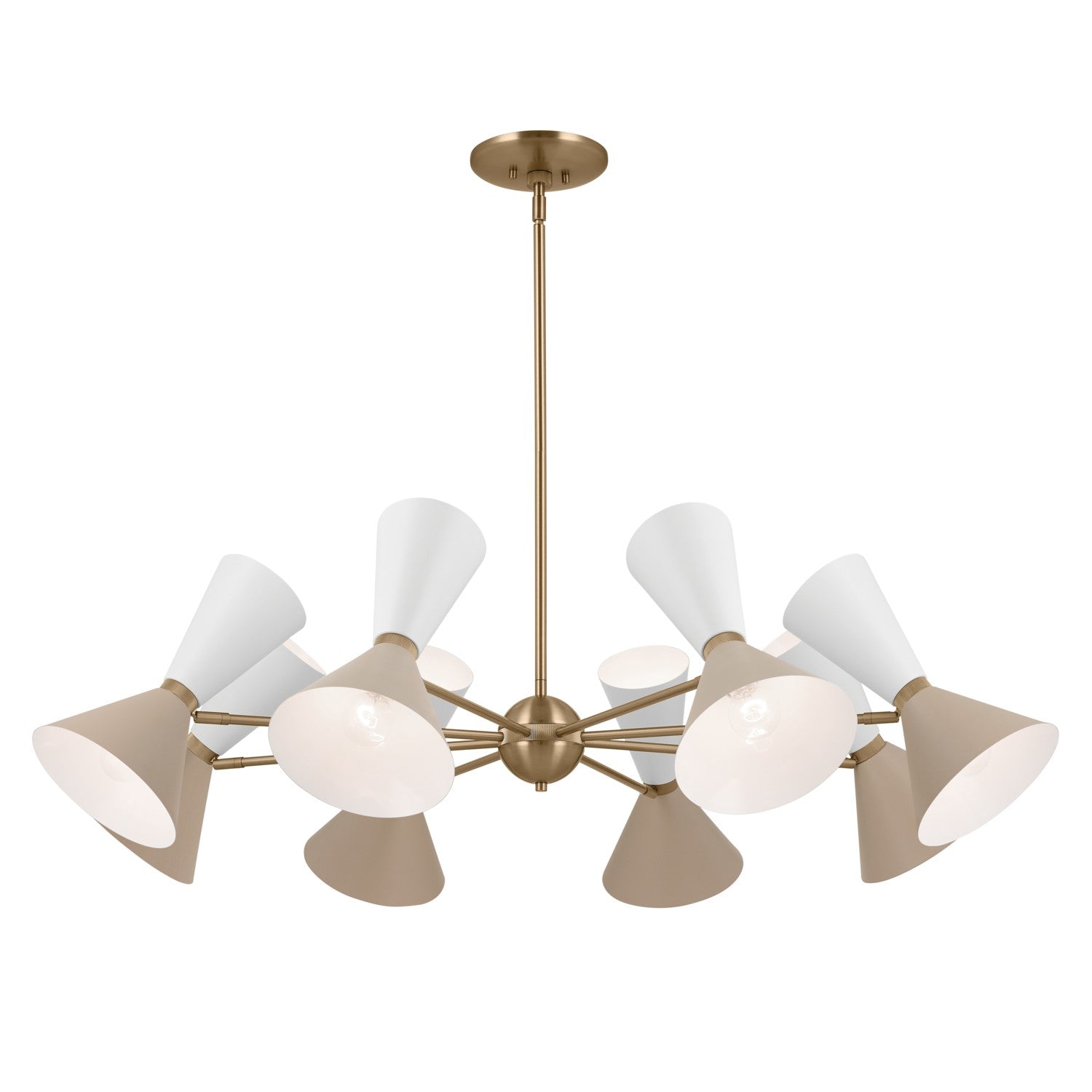 Kichler - 52567CPZGRG - 16 Light Chandelier - Phix - Champagne Bronze