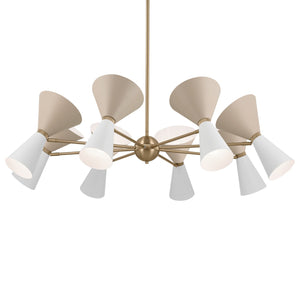 Kichler - 52567CPZGRG - 16 Light Chandelier - Phix - Champagne Bronze