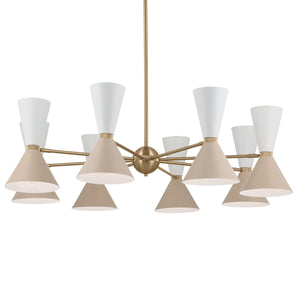 Kichler - 52567CPZGRG - 16 Light Chandelier - Phix - Champagne Bronze