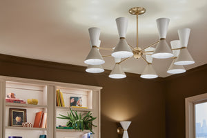 Kichler - 52567CPZGRG - 16 Light Chandelier - Phix - Champagne Bronze