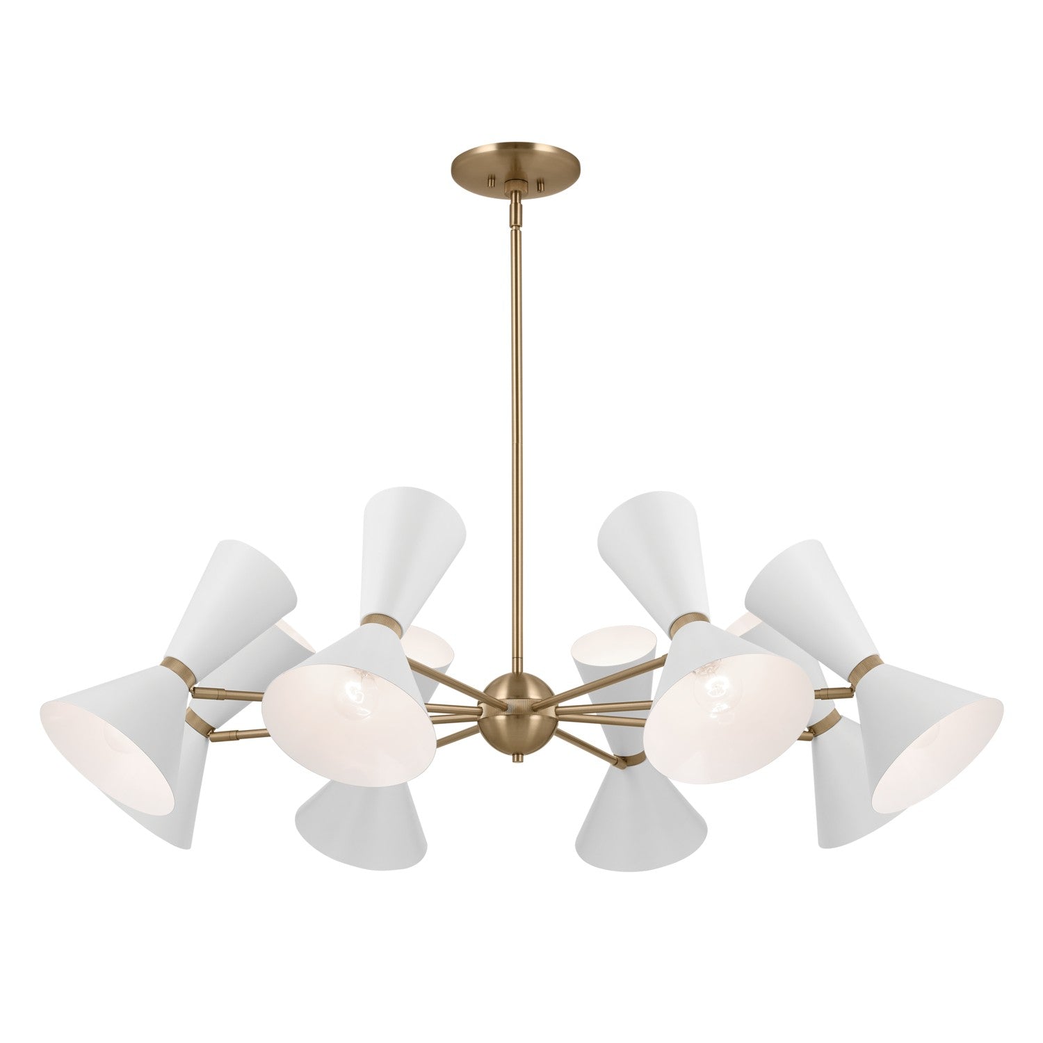 Kichler - 52567CPZWH - 16 Light Chandelier - Phix - Champagne Bronze