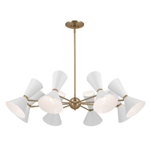 Kichler - 52567CPZWH - 16 Light Chandelier - Phix - Champagne Bronze