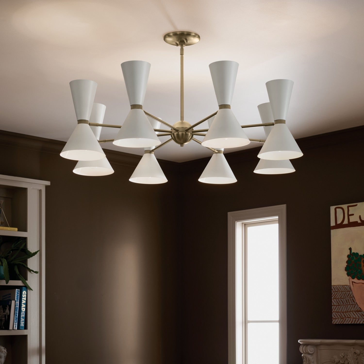 Kichler - 52567CPZWH - 16 Light Chandelier - Phix - Champagne Bronze