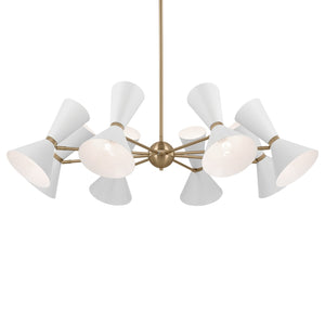 Kichler - 52567CPZWH - 16 Light Chandelier - Phix - Champagne Bronze