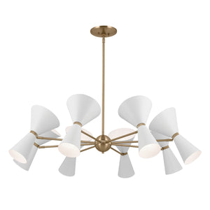 Kichler - 52567CPZWH - 16 Light Chandelier - Phix - Champagne Bronze