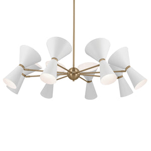 Kichler - 52567CPZWH - 16 Light Chandelier - Phix - Champagne Bronze