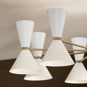 Kichler - 52567CPZWH - 16 Light Chandelier - Phix - Champagne Bronze