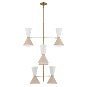 Kichler - 52568CPZGRG - 12 Light Foyer Chandelier - Phix - Champagne Bronze