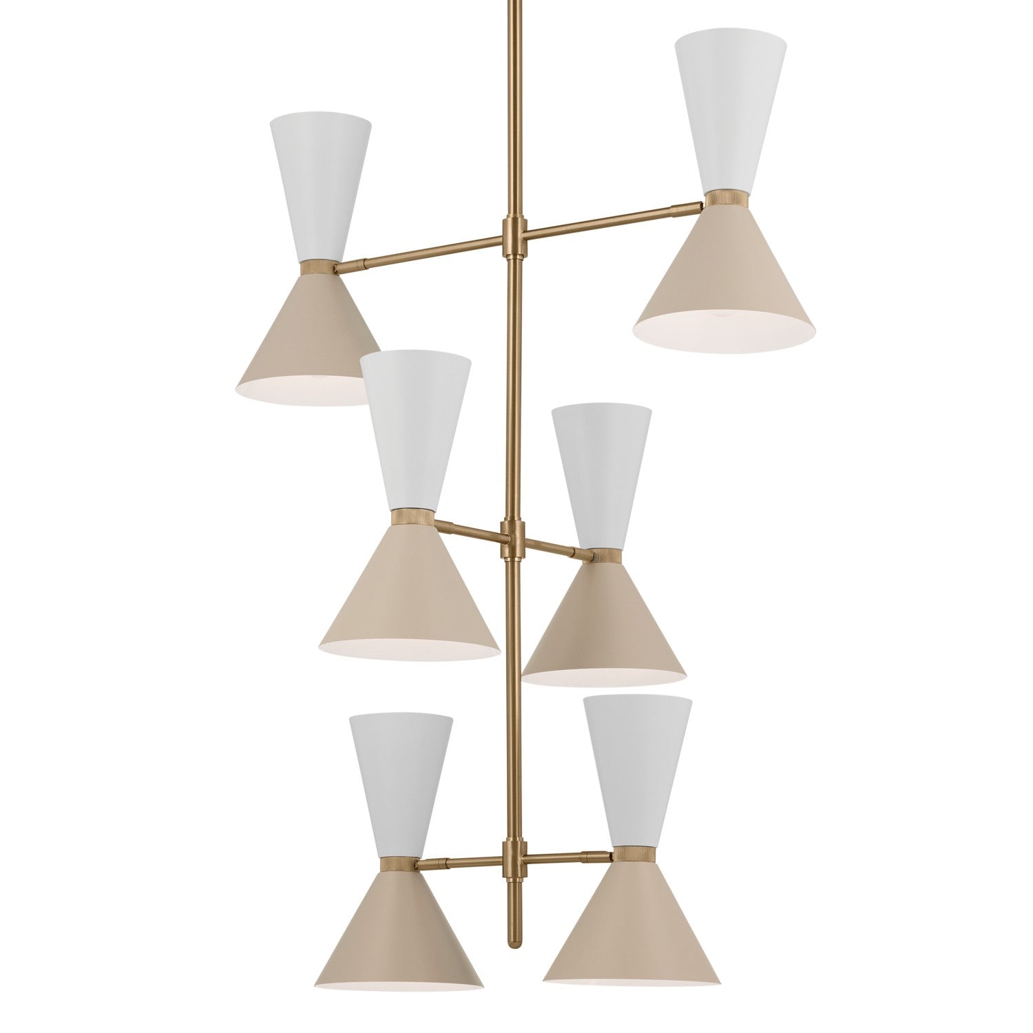 Kichler - 52568CPZGRG - 12 Light Foyer Chandelier - Phix - Champagne Bronze