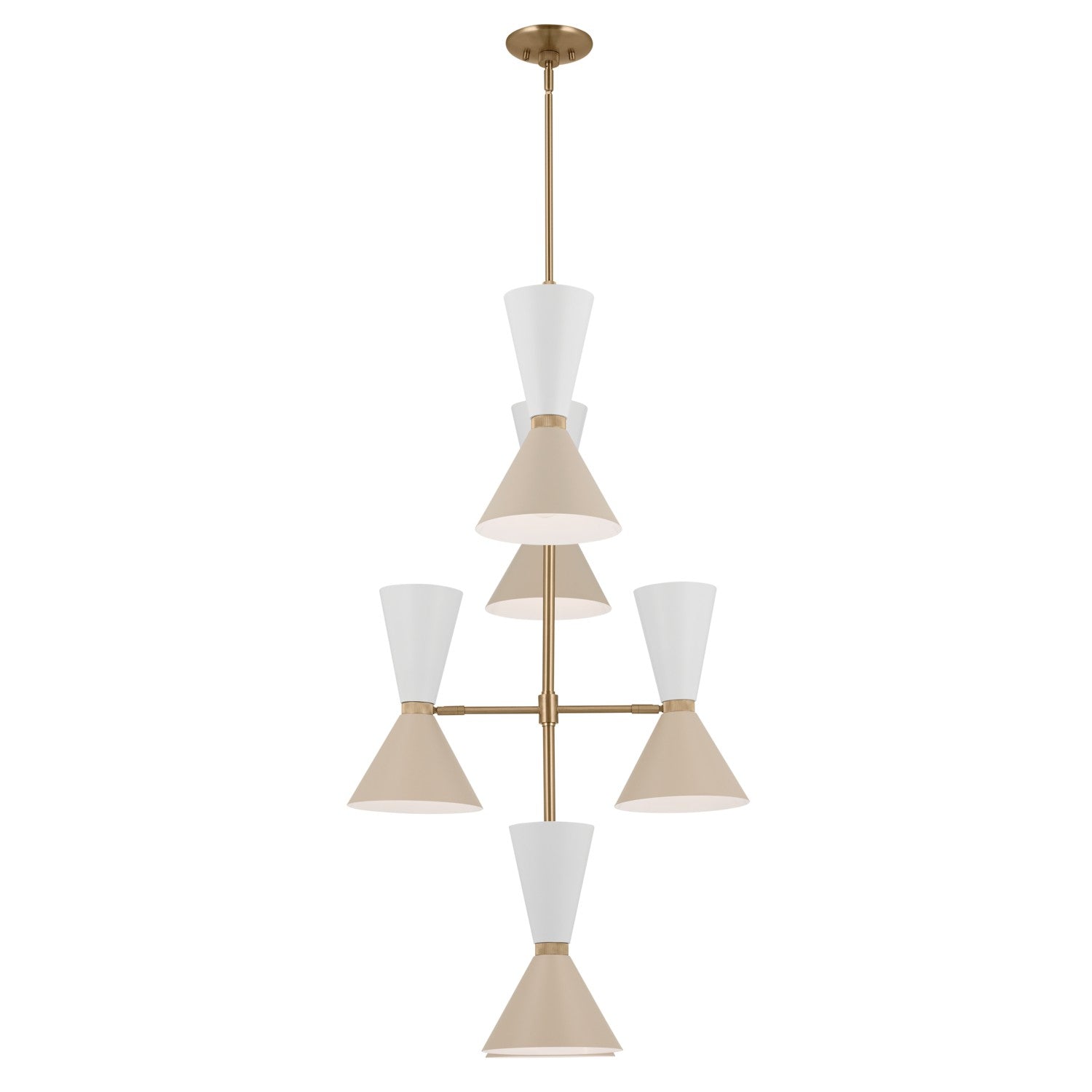 Kichler - 52568CPZGRG - 12 Light Foyer Chandelier - Phix - Champagne Bronze
