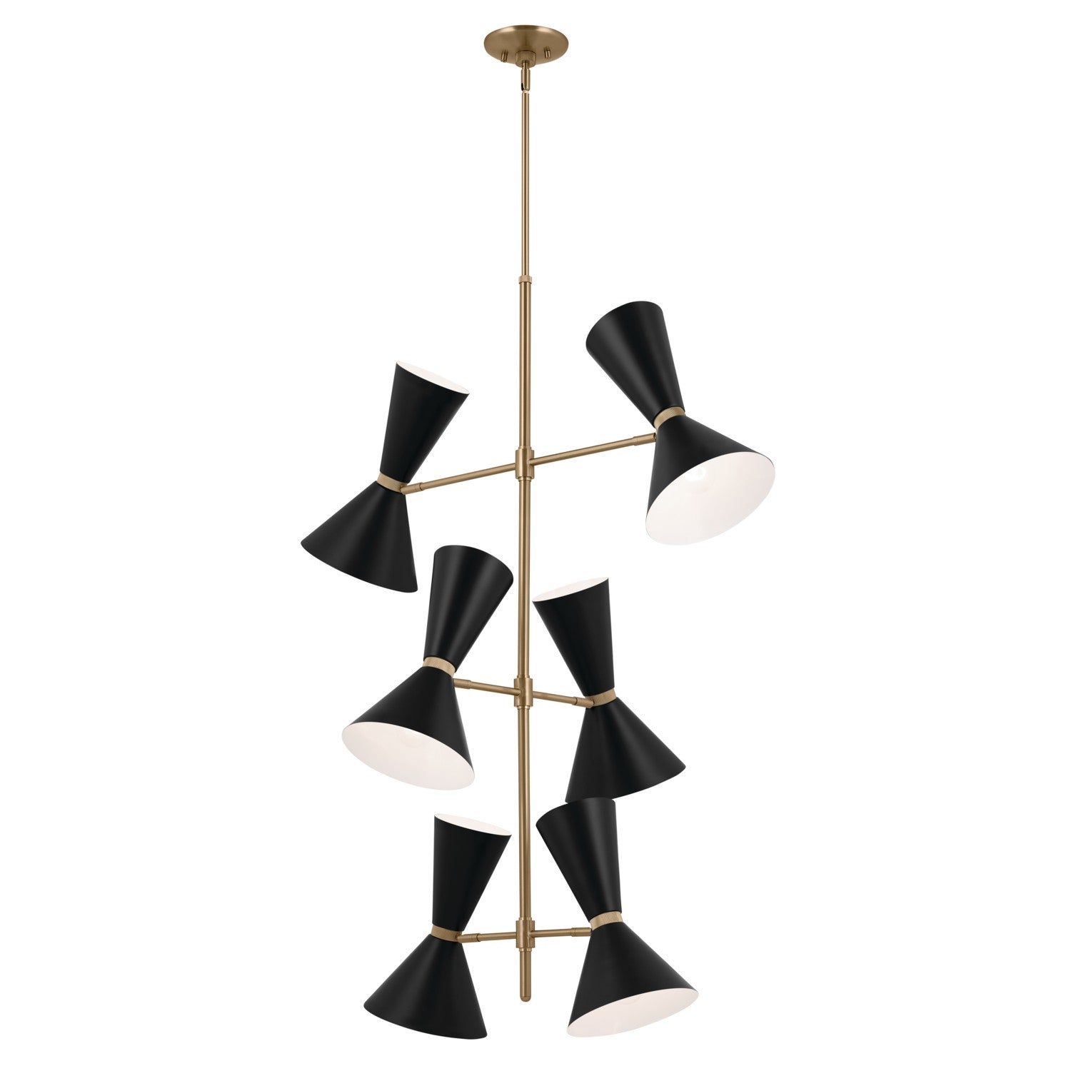 Kichler - 52568CPZBK - 12 Light Foyer Chandelier - Phix - Champagne Bronze