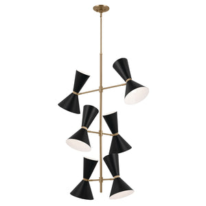 Kichler - 52568CPZBK - 12 Light Foyer Chandelier - Phix - Champagne Bronze