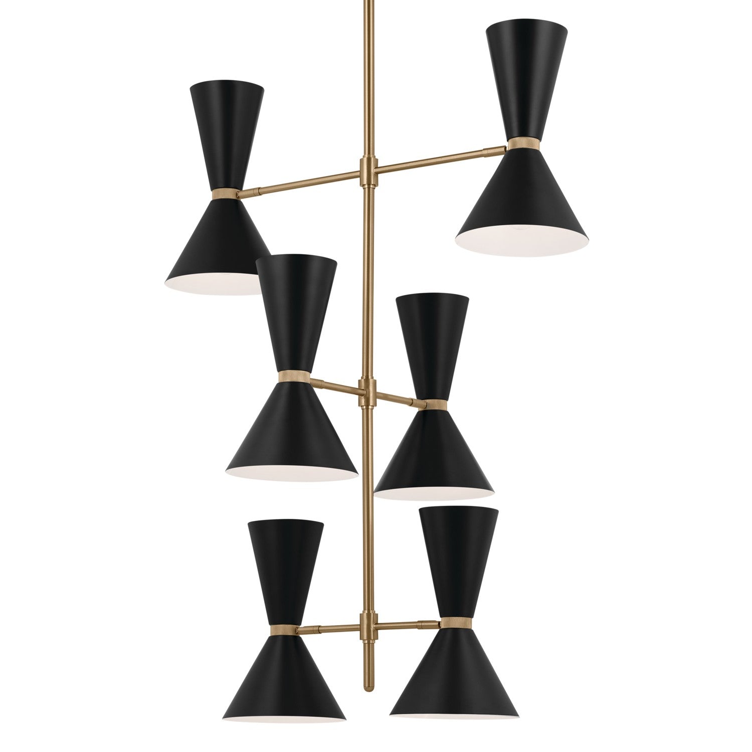 Kichler - 52568CPZBK - 12 Light Foyer Chandelier - Phix - Champagne Bronze