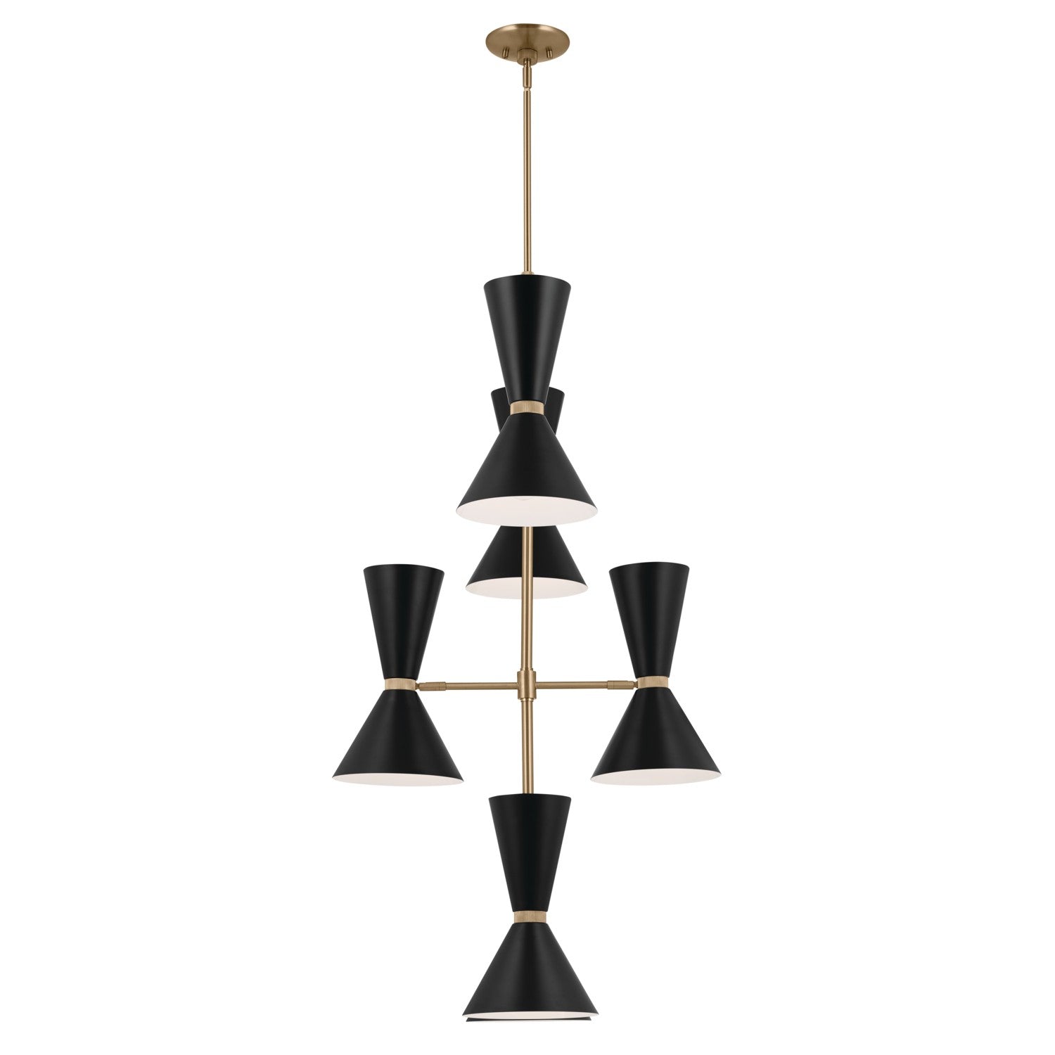 Kichler - 52568CPZBK - 12 Light Foyer Chandelier - Phix - Champagne Bronze
