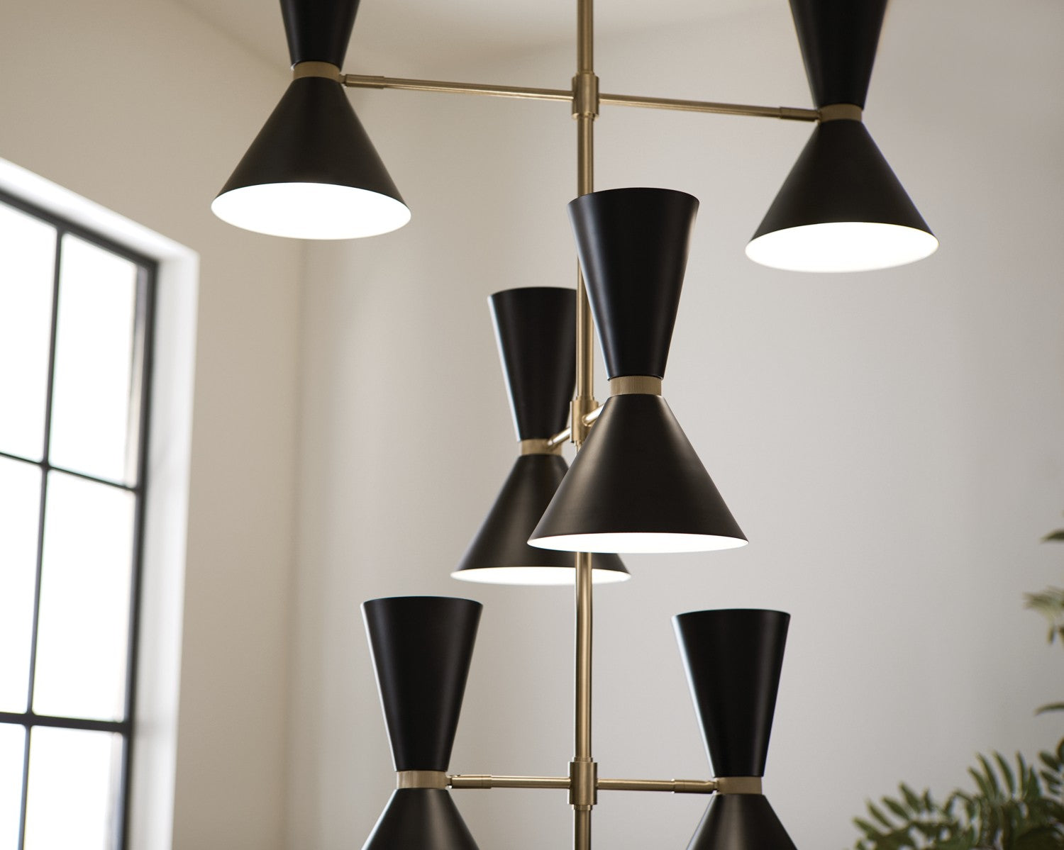 Kichler - 52568CPZBK - 12 Light Foyer Chandelier - Phix - Champagne Bronze