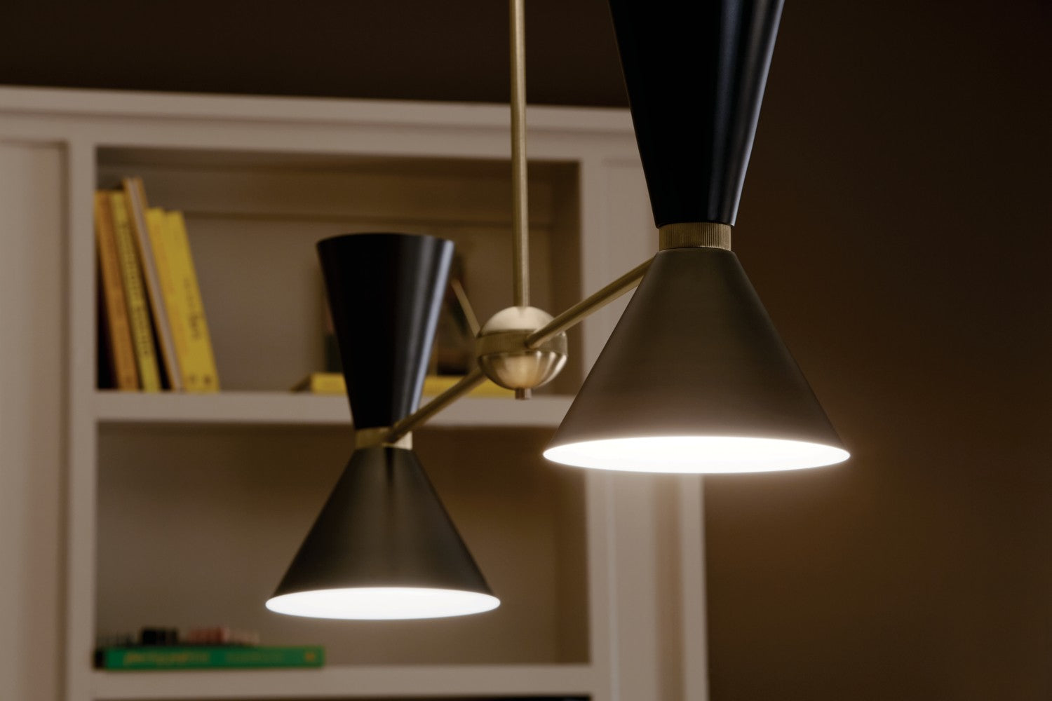 Kichler - 52569CPZBK - Four Light Linear Chandelier - Phix - Champagne Bronze