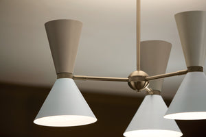 Kichler - 52565CPZGRG - Six Light Chandelier - Phix - Champagne Bronze
