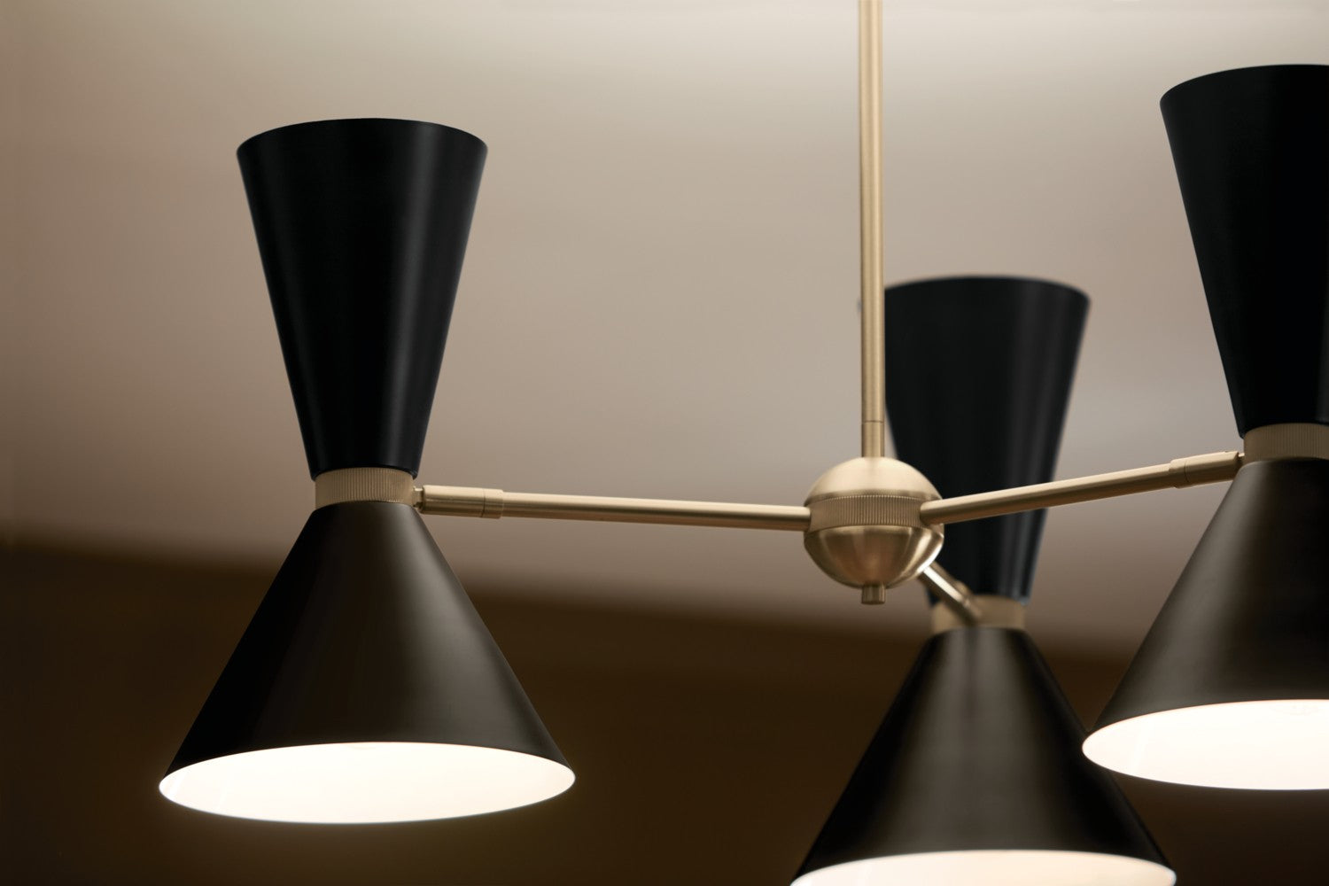 Kichler - 52565CPZBK - Six Light Chandelier - Phix - Champagne Bronze