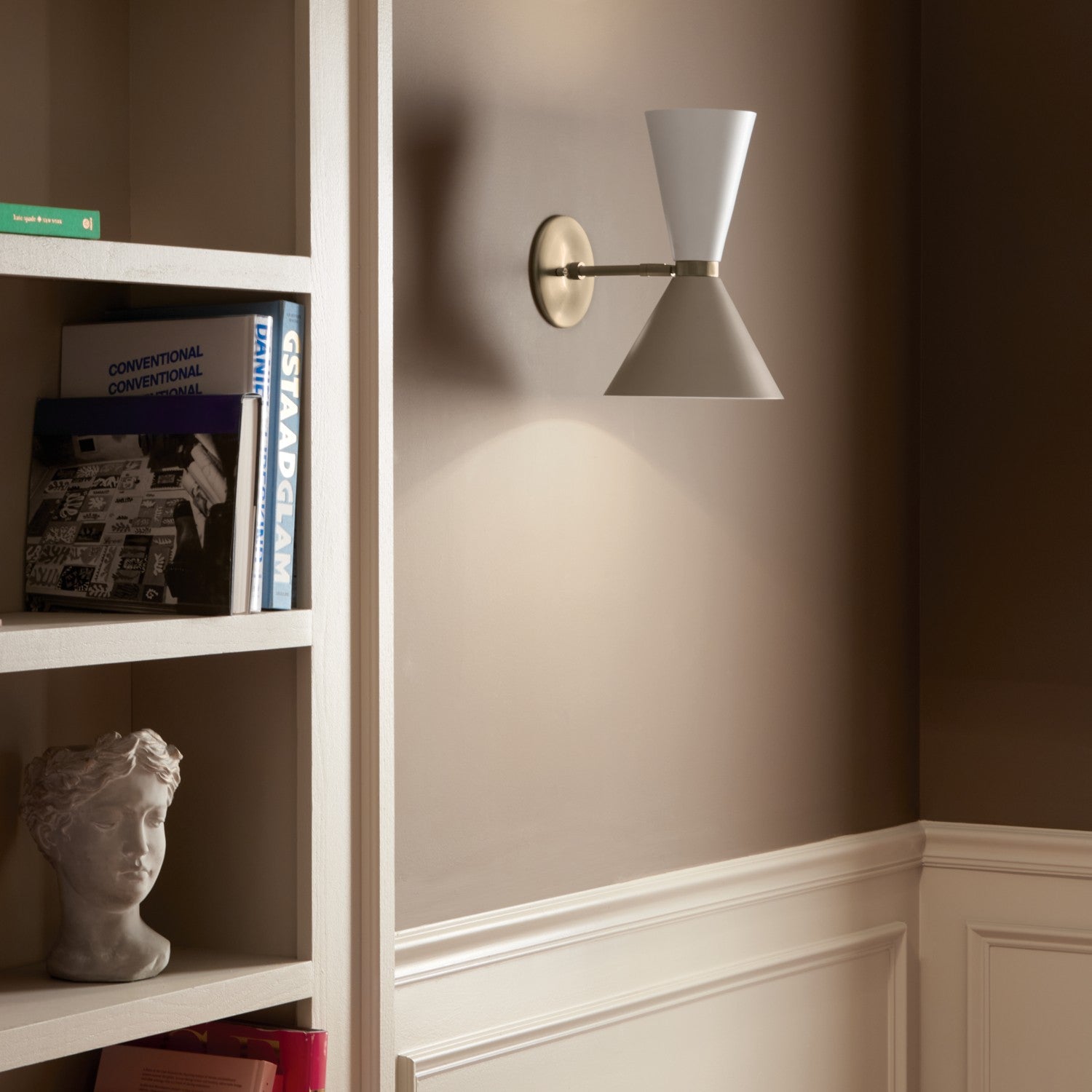 Kichler - 52570CPZGRG - Two Light Wall Sconce - Phix - Champagne Bronze