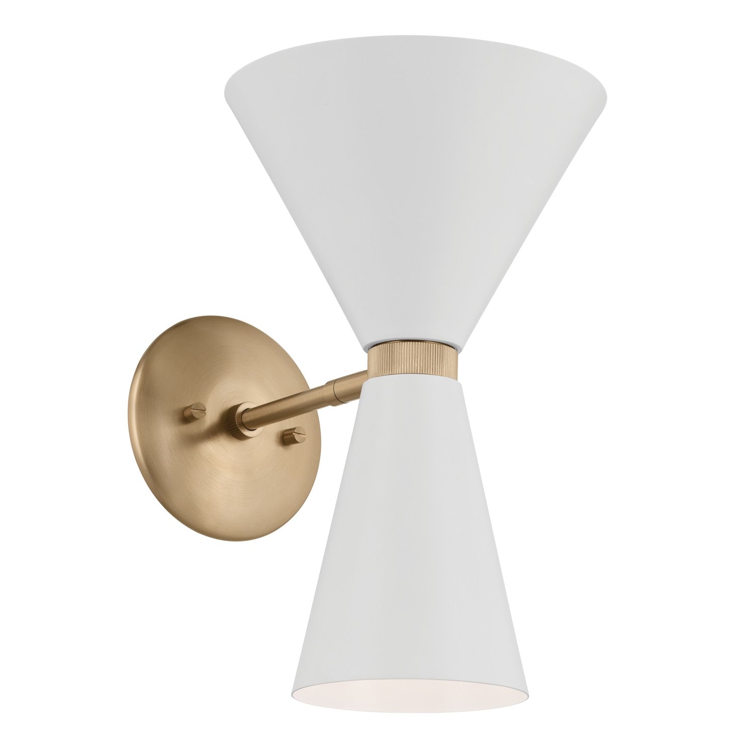 Kichler - 52570CPZWH - Two Light Wall Sconce - Phix - Champagne Bronze