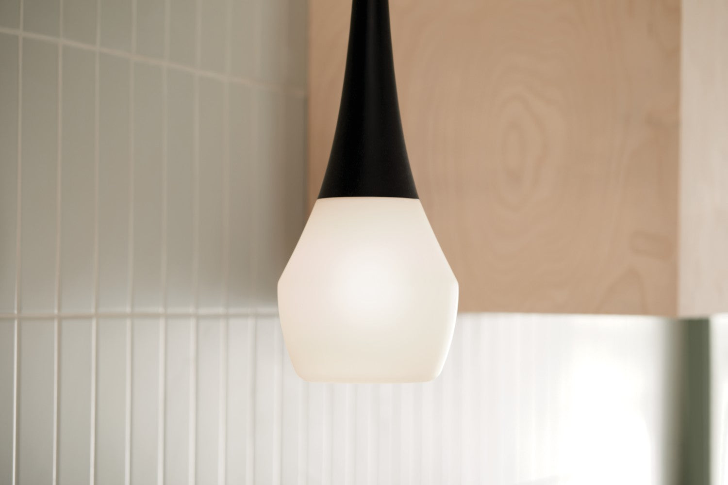 Kichler - 52529BK - One Light Pendant - Deela - Black