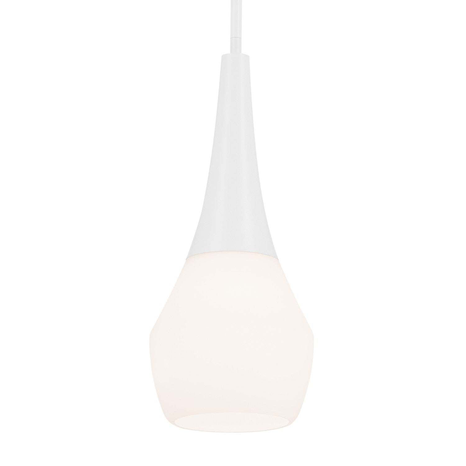 Kichler - 52529WH - One Light Pendant - Deela - White