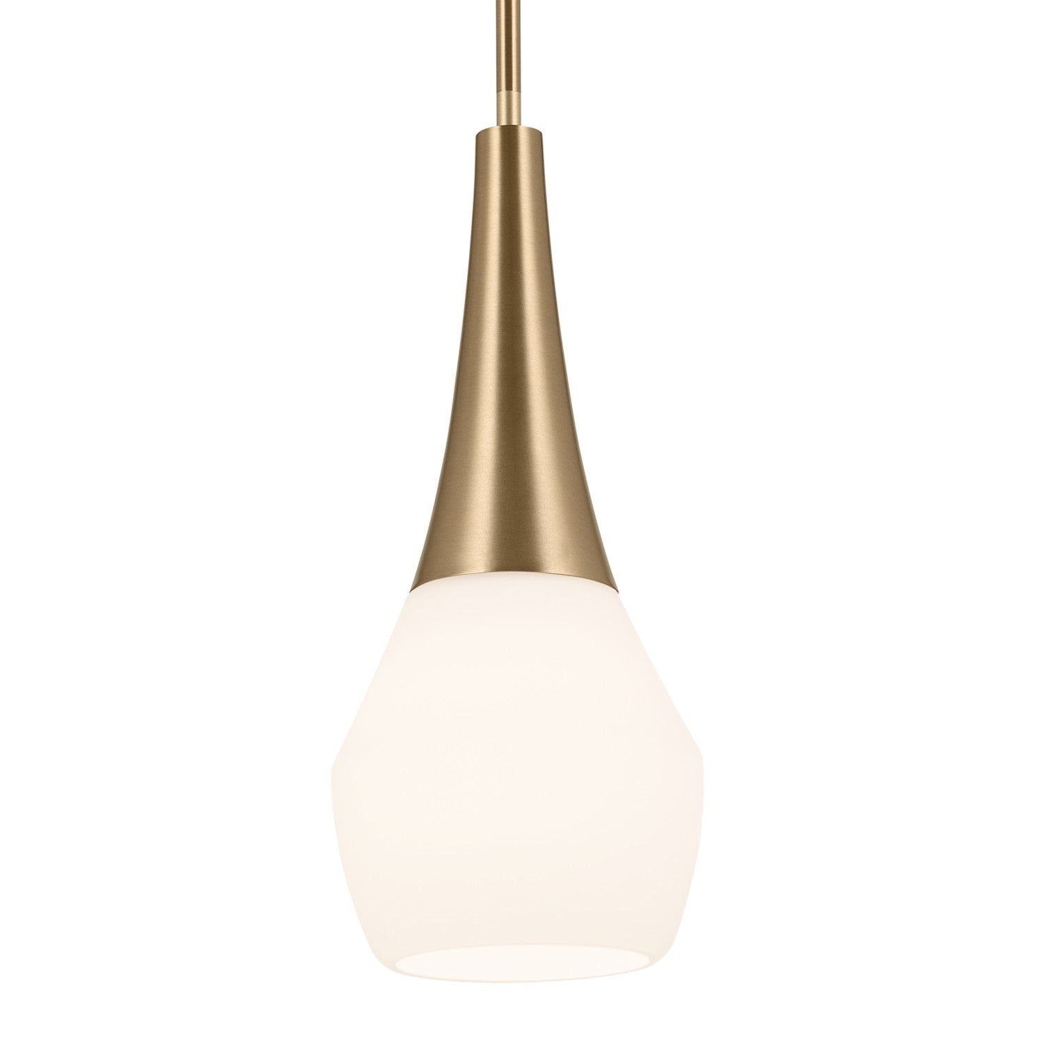 Kichler - 52529CPZ - One Light Pendant - Deela - Champagne Bronze