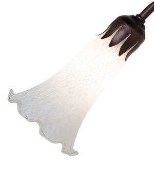 Meyda Tiffany - 247652 - Four Light Fan Light - White - Mahogany Bronze