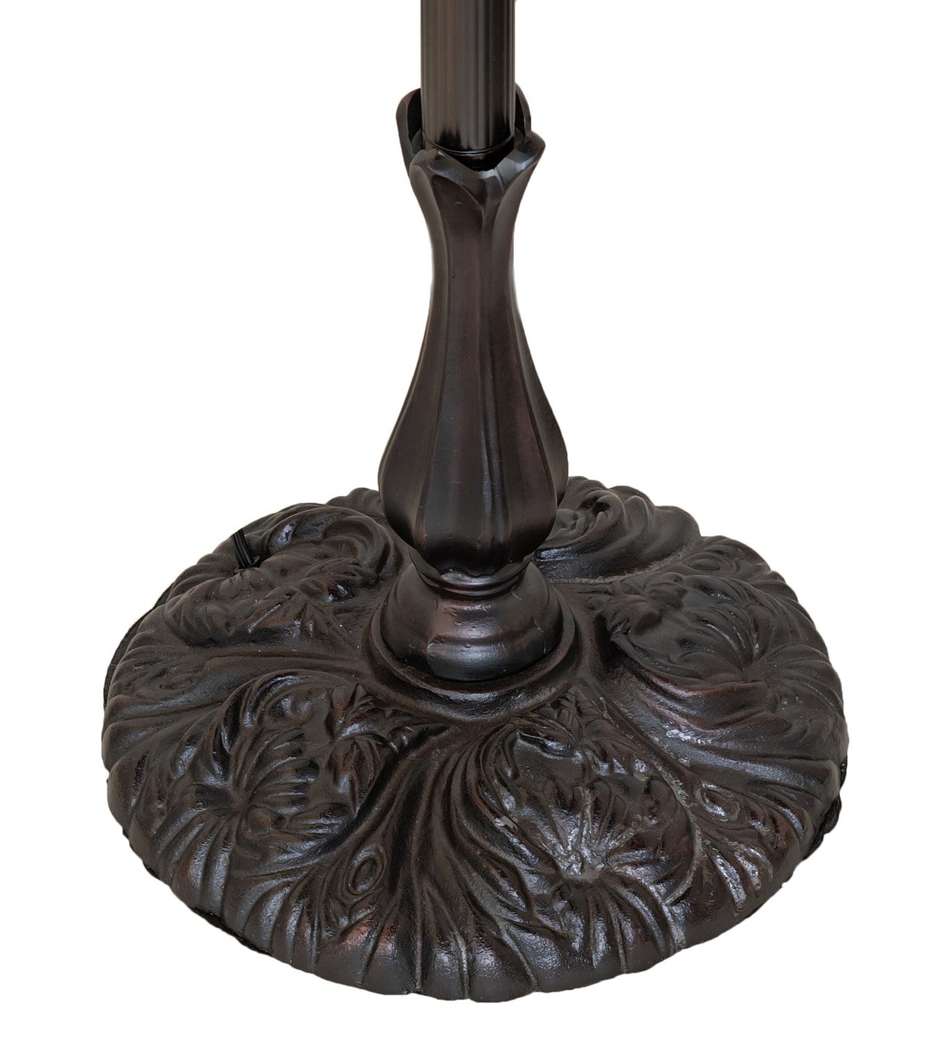 Meyda Tiffany - 255708 - One Light Torchiere - Angelica - Mahogany Bronze