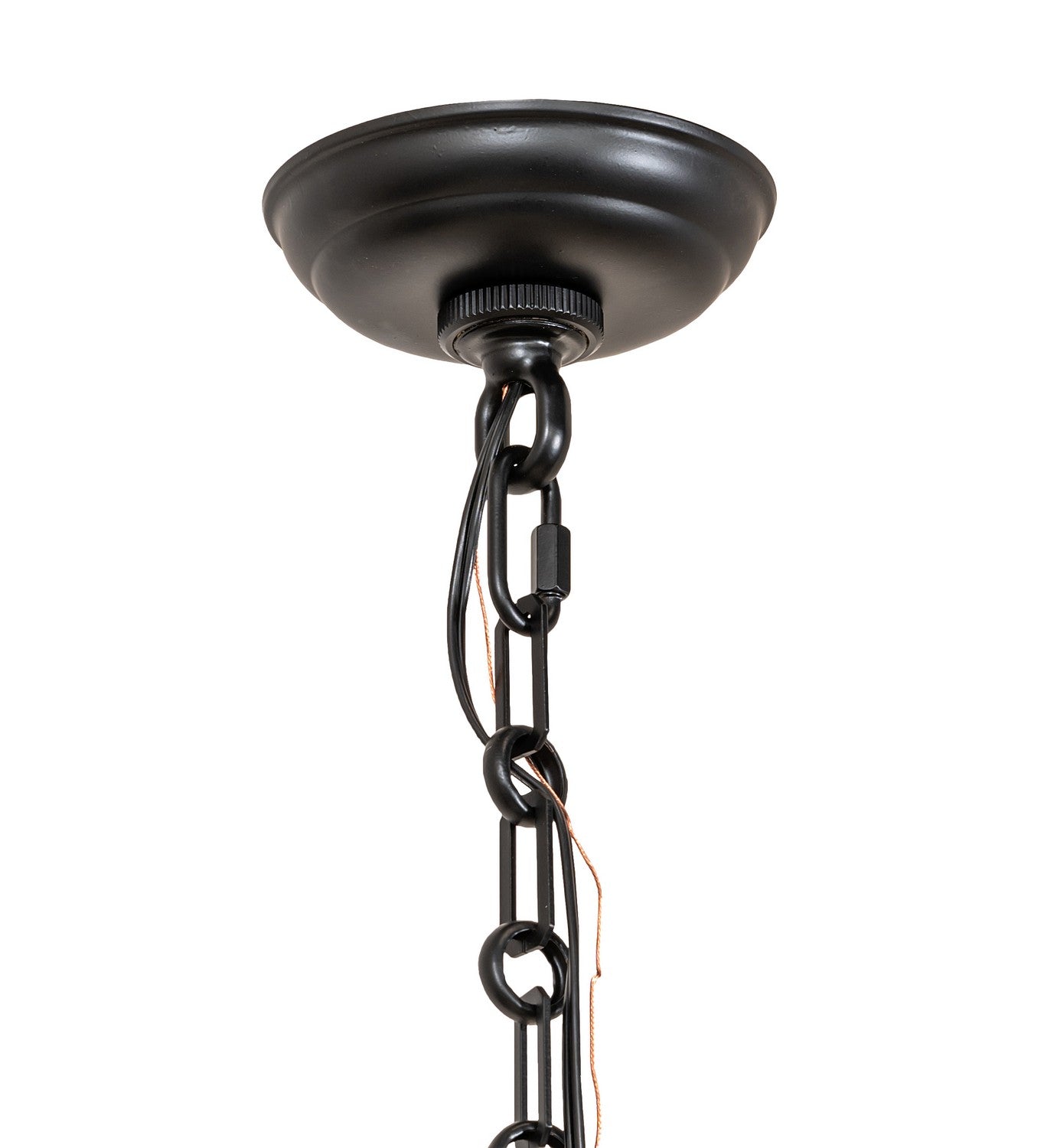 Meyda Tiffany - 256625 - Eight Light Pendant - Atlas - Blackwash/Copper